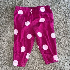 Polk a dot baby pants